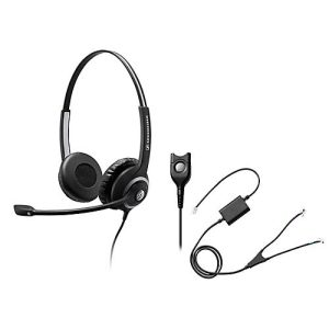 Headset Sennheiser SC 260, kabelgebunden, binaural, Kopfbügel verstellbar, +Telefonadapter CEHS-AV04 Headset Sennheiser SC 260, kabelgebunden, binaural, Kopfbügel verstellbar, +Telefonadapter CEHS-AV04