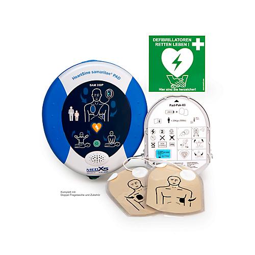 HeartSine Defibrillator SAM 350P, AED, 8 Jahre Garantie, 4 Jahre Versicherungsschutz