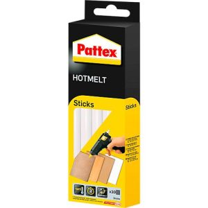 Heißklebepatronen Pattex® Hotmelt, geeignet für Heißklebepistolen, Schmelztemperatur 200°C, B 68 x T 200 x H 28 mm, transparent, 10 Stück Heißklebepatronen Pattex® Hotmelt, geeignet für Heißklebepistolen, Schmelztemperatur 200°C, B 68 x T 200 x H 28 mm, transparent, 10 Stück