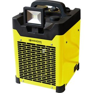 Heizgerät VENTUS 250, Leistung 2500 W, IPX4, 2 Heizstufen, B 270 x T 255 x H 400 mm, schwarz-gelb Heizgerät VENTUS 250, Leistung 2500 W, IPX4, 2 Heizstufen, B 270 x T 255 x H 400 mm, schwarz-gelb