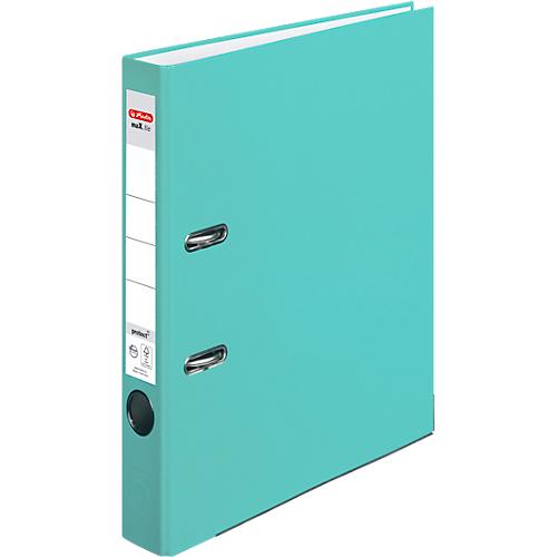 herlitz Ordner maX.file protect, DIN A4, Rückenbreite 50 mm, türkis
