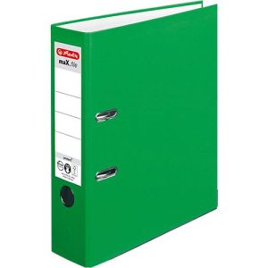 herlitz Ordner maX.file protect, DIN A4, Rückenbreite 80 mm, 20 Stück, hellgrün