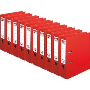 herlitz Ordner maX.file protect plus, DIN A4, Rückenbreite 80 mm, 10 Stück, rot herlitz Ordner maX.file protect plus, DIN A4, Rückenbreite 80 mm, 10 Stück, rot