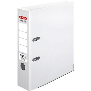 herlitz Ordner maX.file protect plus, DIN A4, Rückenbreite 80 mm, weiß herlitz Ordner maX.file protect plus, DIN A4, Rückenbreite 80 mm, weiß
