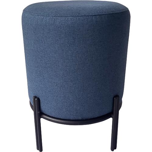 Hocker Paperflow Nest, mit Schutzkappen, Polyester & Stahl, blau