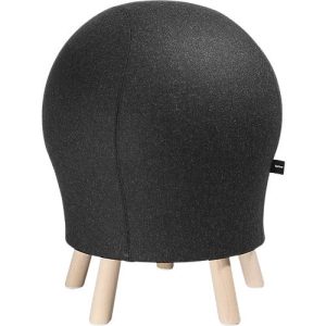 Hocker Sitness Alpine, mit integriertem Gymnastikball, Bezug 75 % Schurwolle, anthrazit Hocker Sitness Alpine, mit integriertem Gymnastikball, Bezug 75 % Schurwolle, anthrazit