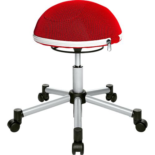 Hocker Sitness Half Ball, rot