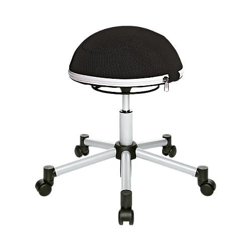 Hocker Sitness Half Ball, schwarz