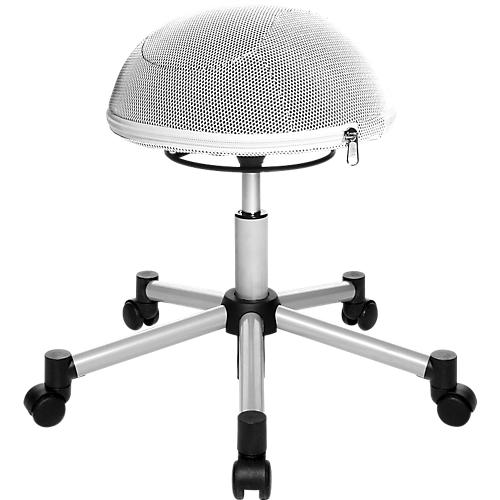 Hocker Sitness Half Ball, weiß