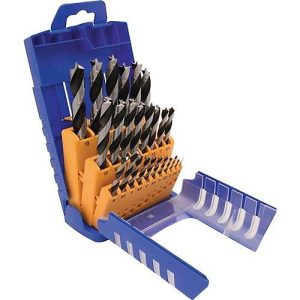 Holzspiralbohrersatz 012K 25-tlg.D.1-13mm 0,5mm steig.CV-Stahl