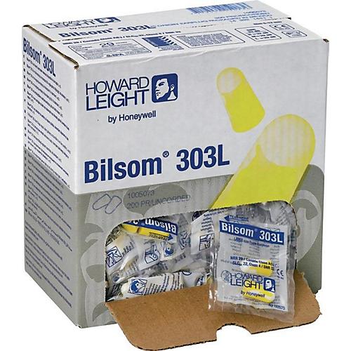 HONEYWELL Howard Leight Gehörschutzstöpsel Bilsom 303L, SNR 32 dB, EN 352-2, Polyurethan, 200 Paar/Verteilerbox