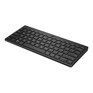 HP 355 Compact Multi-Device – Tastatur – kabellos – Bluetooth 5.2 – Deutsch – Schwarz