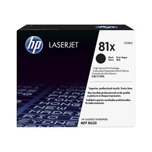 HP 81X – Hohe Ergiebigkeit – Schwarz – original – LaserJet – Tonerpatrone (CF281X) HP 81X – Hohe Ergiebigkeit – Schwarz – original – LaserJet – Tonerpatrone (CF281X)