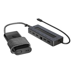 HP Universal – Dockingstation – USB-C – HDMI, DP – 10Mb LAN – mit Laptopladegerät HP Universal – Dockingstation – USB-C – HDMI, DP – 10Mb LAN – mit Laptopladegerät