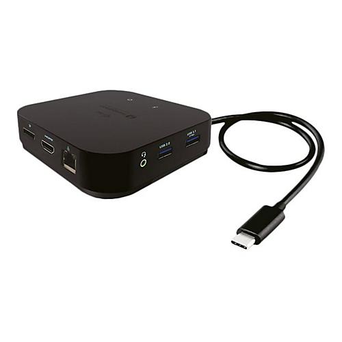i-Tec Thunderbolt 3 Travel Dock Dual 4K Display + Power Delivery 60W - Dockingstation - USB-C 3.1 / Thunderbolt 3 - HDMI, DP - 1GbE