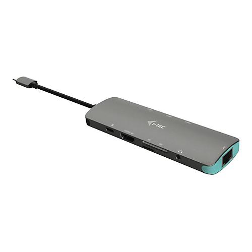 i-Tec USB-C Metal Nano Docking Station 4K HDMI LAN + Power Delivery - Dockingstation - USB-C 3.1 - HDMI - GigE