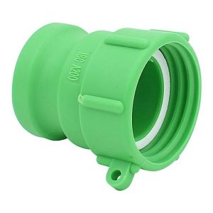 IBC-Adapter DN50 auf 2-Zoll, Camlock-Vaterkupplung und BSP-Feingewinde