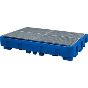 IBC/KTC Station, aus Polyethylen, unterfahrbar, mit Stellfläche verzinkt IBC/KTC Station, aus Polyethylen, unterfahrbar, mit Stellfläche verzinkt