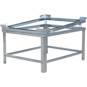 IBC-Restentleerer Bauer IR-2 Stellfläche 1200 x 1000 mm, maximaler Hub 95 mm, bis 1500 kg, L 1280 x B 1080 x H 755/860 mm, Stahl, feuerverzinkt IBC-Restentleerer Bauer IR-2 Stellfläche 1200 x 1000 mm, maximaler Hub 95 mm, bis 1500 kg, L 1280 x B 1080 x H 755/860 mm, Stahl, feuerverzinkt