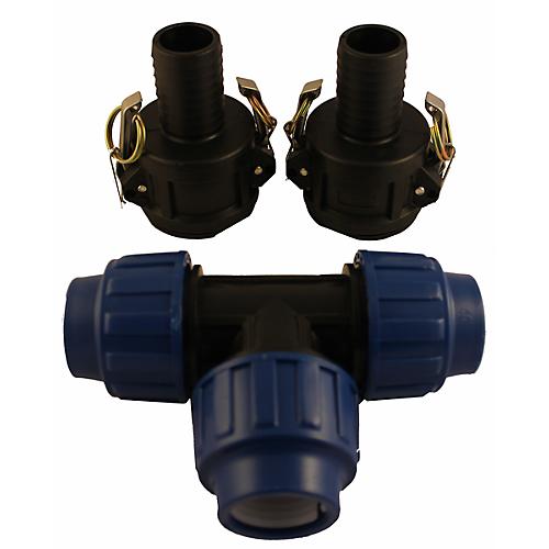 IBC Tankverbinder, Set für 2 Tanks, Erweiterung DN 40