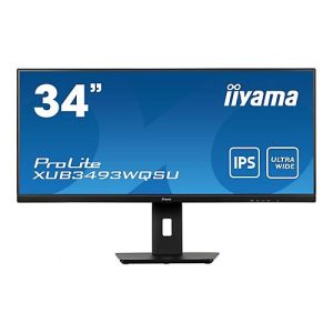 iiyama ProLite XUB3493WQSU-B5 – LED-Monitor – 86.7 cm (34′) – 3440 x 1440 UWQHD @ 75 Hz – ADS-IPS – 400 cd/m² iiyama ProLite XUB3493WQSU-B5 – LED-Monitor – 86.7 cm (34′) – 3440 x 1440 UWQHD @ 75 Hz – ADS-IPS – 400 cd/m²