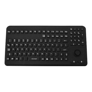 InduKey InduProof Advanced TKG-104-MB-IP68-VESA-BLACK – Tastatur – USB – Deutsch – Schwarz