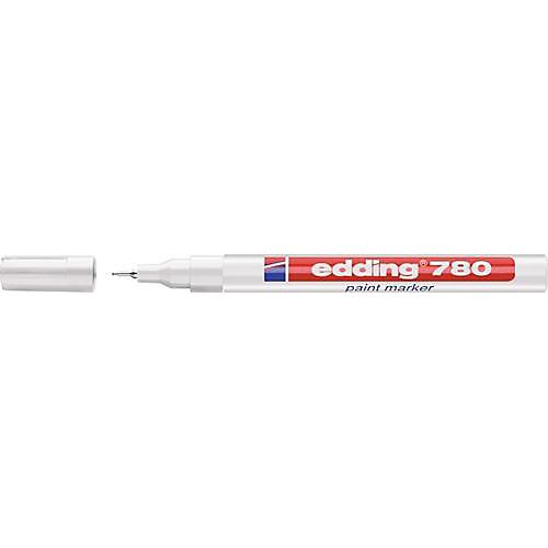 Industrie-Lackmarker 780 weiß Strich-B.0,8mm Rundspitze EDDING