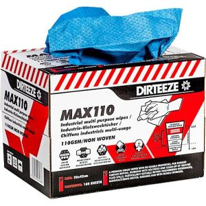 Industrie-Vliestücher MAX110, 100 g/m², ultrasaugfähig, zug- u. abriebfest, L 300 x B 420 mm, 160 St. Industrie-Vliestücher MAX110, 100 g/m², ultrasaugfähig, zug- u. abriebfest, L 300 x B 420 mm, 160 St.