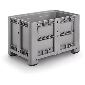 Industriebox, mit 4 Füßen, geschlossen m. Entnahmeklappe, 470 Liter Industriebox, mit 4 Füßen, geschlossen m. Entnahmeklappe, 470 Liter