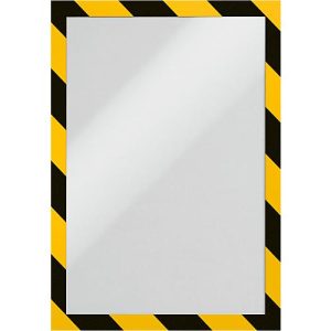 InformationsrahmenDuraframe Security A4, gelb/schwarz, 2 Stück InformationsrahmenDuraframe Security A4, gelb/schwarz, 2 Stück