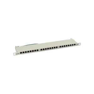 InLine – Patch Panel – CAT 6 – RJ-45 X 24 – Hellgrau, RAL 7035 – 0.5U InLine – Patch Panel – CAT 6 – RJ-45 X 24 – Hellgrau, RAL 7035 – 0.5U