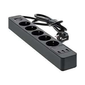 InLine – Steckdosenleiste – AC 220-250 V – 4000 Watt – Ausgangsanschlüsse: 5 (3 x USB Typ A, 5 x Strom Typ F) – 1.5 m Schnur InLine – Steckdosenleiste – AC 220-250 V – 4000 Watt – Ausgangsanschlüsse: 5 (3 x USB Typ A, 5 x Strom Typ F) – 1.5 m Schnur