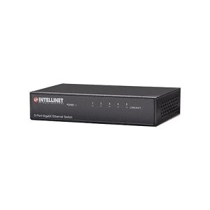 Intellinet 5-Port Gigabit Ethernet Switch, Metal, Box – Switch – 5 Anschlüsse Intellinet 5-Port Gigabit Ethernet Switch, Metal, Box – Switch – 5 Anschlüsse