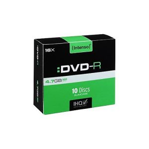 Intenso – 10 x DVD-R – 4.7 GB (120 Min.) 16x – Slim Jewel Case Intenso – 10 x DVD-R – 4.7 GB (120 Min.) 16x – Slim Jewel Case