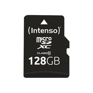 Intenso – Flash-Speicherkarte (microSDXC-an-SD-Adapter inbegriffen) – 128 GB – Class 10 – microSDXC Intenso – Flash-Speicherkarte (microSDXC-an-SD-Adapter inbegriffen) – 128 GB – Class 10 – microSDXC
