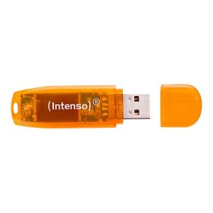 Intenso Rainbow Line – USB-Flash-Laufwerk – 64 GB – USB – orange Intenso Rainbow Line – USB-Flash-Laufwerk – 64 GB – USB – orange