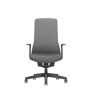 Interstuhl Bürostuhl PUREis3, feste Armlehnen, 3D-Auto-Synchronmechanik, Muldensitz, Polster-Netzrücken, eisengrau/schwarz Interstuhl Bürostuhl PUREis3, feste Armlehnen, 3D-Auto-Synchronmechanik, Muldensitz, Polster-Netzrücken, eisengrau/schwarz