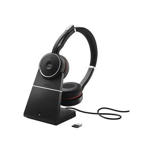 Jabra Evolve 75 SE MS Stereo – Headset – On-Ear – Bluetooth – kabellos – aktive Rauschunterdrückung