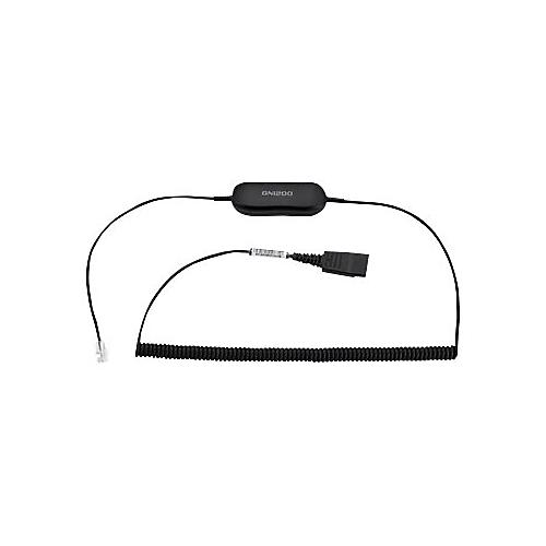 Jabra GN1218 AC Attenuation - Headset-Kabel - Quick Disconnect Stecker - 2 m - für Cisco IP Phone 78XX, 88XX; BIZ 1500, 2300, 2400