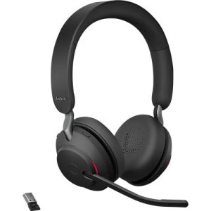 Jabra Headset Evolve2 65 Stereo, Bluetooth, MS Teams, Akku 35h (Anrufe) o. 37h (Musik), schwarz Jabra Headset Evolve2 65 Stereo, Bluetooth, MS Teams, Akku 35h (Anrufe) o. 37h (Musik), schwarz