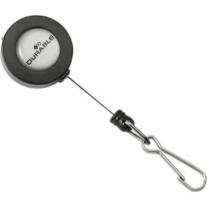 Jojoband Durable, für Ausweishalter/Namensschilder, Federhaken, Befestigungsklemme, L 800 x B 30 mm, Kunststoff, anthrazit, 10 Stück Jojoband Durable, für Ausweishalter/Namensschilder, Federhaken, Befestigungsklemme, L 800 x B 30 mm, Kunststoff, anthrazit, 10 Stück