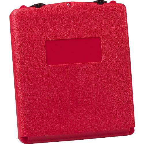Justrite Dokumentenbox Groß, Polyethylen, mit Verschluss, B 333 x T 90 x H 400 mm, rot