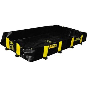 Justrite Leckage Faltwanne, befahrbar, H 3050 x B 3860 mm, bis 5423 L, schwarz Justrite Leckage Faltwanne, befahrbar, H 3050 x B 3860 mm, bis 5423 L, schwarz