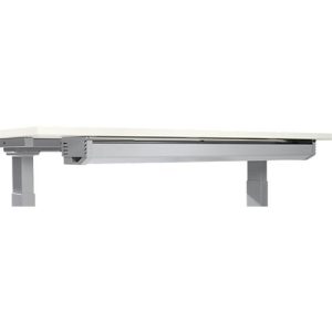 Kabelkanal ERGO-T 2.0, Metall, weißalu, für Tische ab Breite 1800 mm Kabelkanal ERGO-T 2.0, Metall, weißalu, für Tische ab Breite 1800 mm