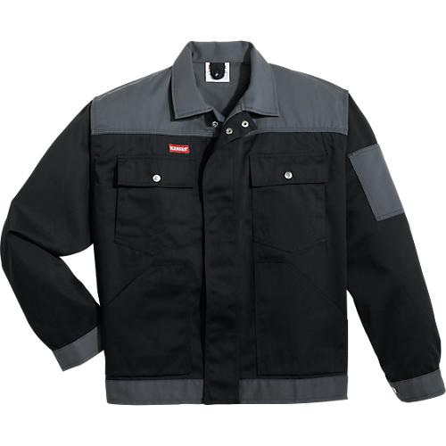 KANSAS® Bundjacke Color, schwarz/grau, Gr.3XL