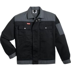 KANSAS® Bundjacke Color, schwarz/grau, Gr. S