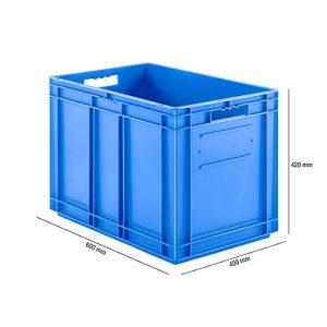 Kasten im EURO-Maß EF 6420, 83,8 l, blau Kasten im EURO-Maß EF 6420, 83,8 l, blau