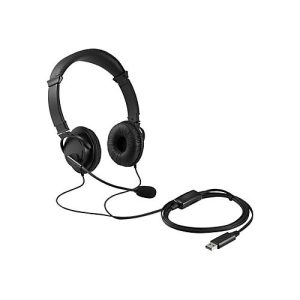 Kensington USB Hi-Fi Headphones – Kopfhörer mit Mikrofon – On-Ear – kabelgebunden – USB Kensington USB Hi-Fi Headphones – Kopfhörer mit Mikrofon – On-Ear – kabelgebunden – USB