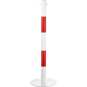 Kettenständer, 2-tlg., weiß/rot