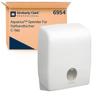 Kimberly-Clark® Aquarius Rollenhandtuchspender 6959, L 428 x B 338 x H 241 mm, Kunststoff, weiß Kimberly-Clark® Aquarius Rollenhandtuchspender 6959, L 428 x B 338 x H 241 mm, Kunststoff, weiß